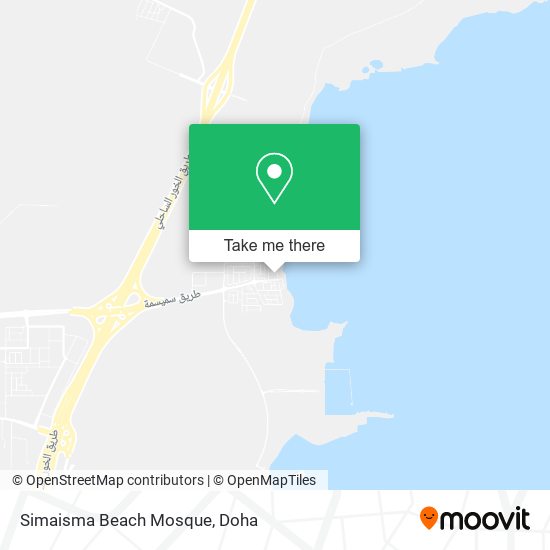 Simaisma Beach Mosque map