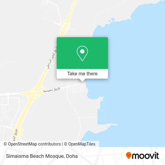 Simaisma Beach Mosque map