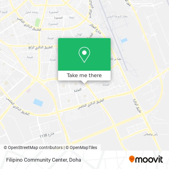Filipino Community Center map