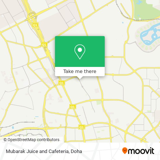 Mubarak Juice and Cafeteria map