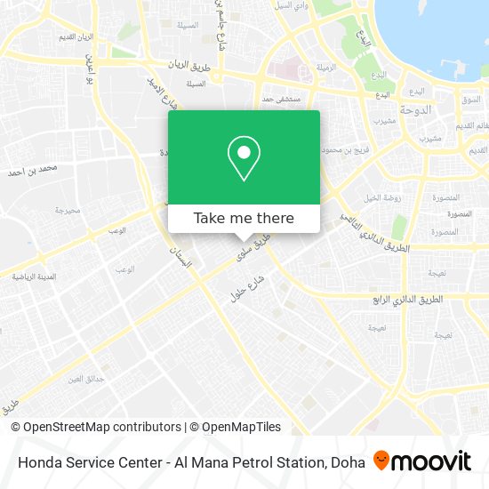 Honda Service Center - Al Mana Petrol Station map