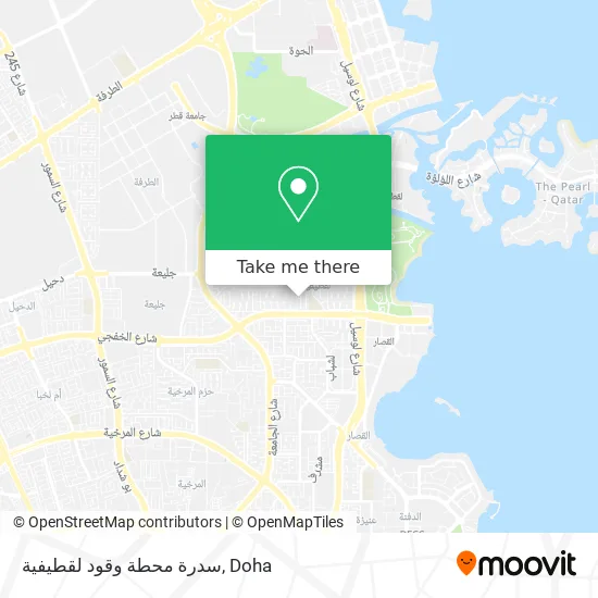 سدرة محطة وقود لقطيفية map