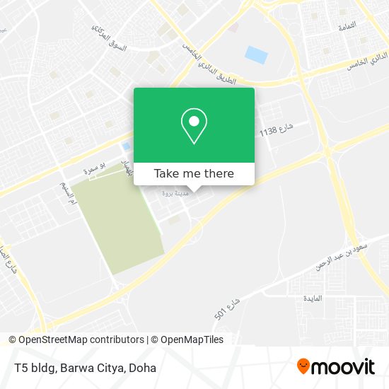T5 bldg, Barwa Citya map