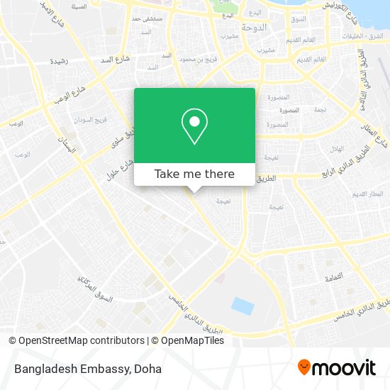 Bangladesh Embassy map