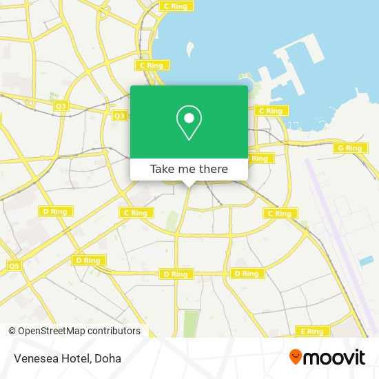 Venesea Hotel map