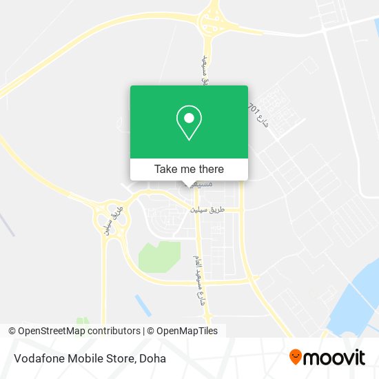 Vodafone Mobile Store map