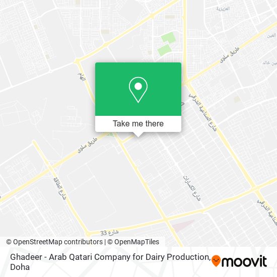 Ghadeer - Arab Qatari Company for Dairy Production map