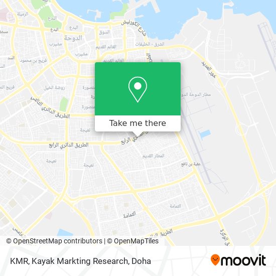 KMR, Kayak Markting Research map