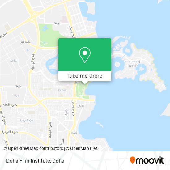 Doha Film Institute map