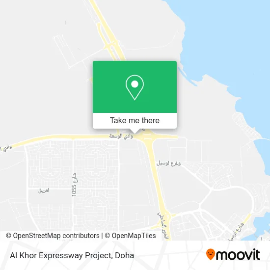 Al Khor Expressway Project map