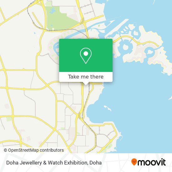 Doha Jewellery & Watch Exhibition map