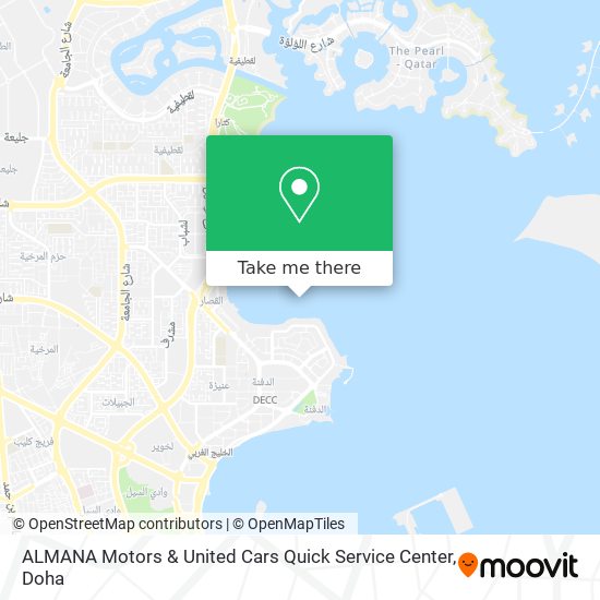 ALMANA Motors & United Cars Quick Service Center map