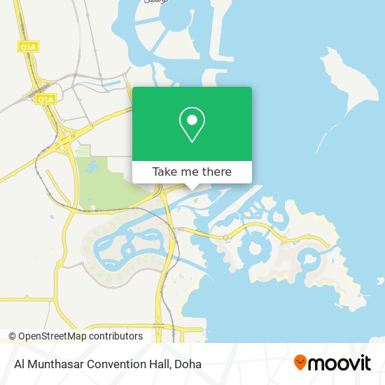 Al Munthasar Convention Hall map