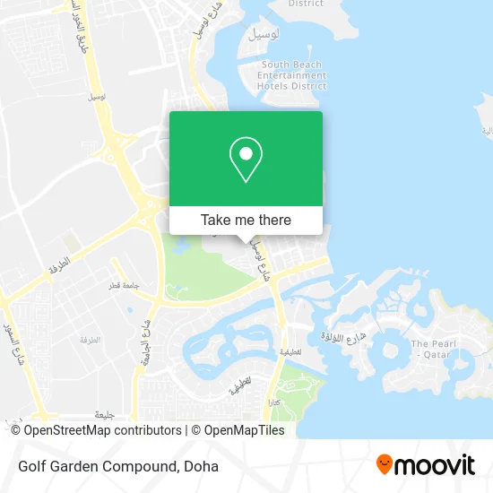 Golf Garden Compound map