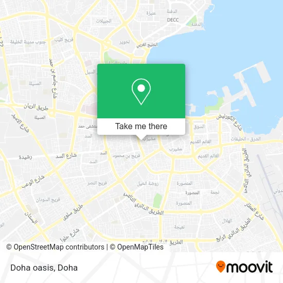 Doha oasis map