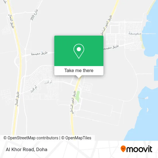 Al Khor Road map