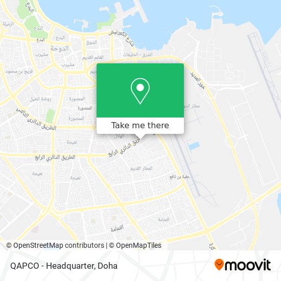 QAPCO - Headquarter map