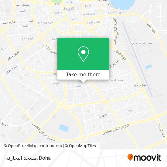 مسجد البحارنه map