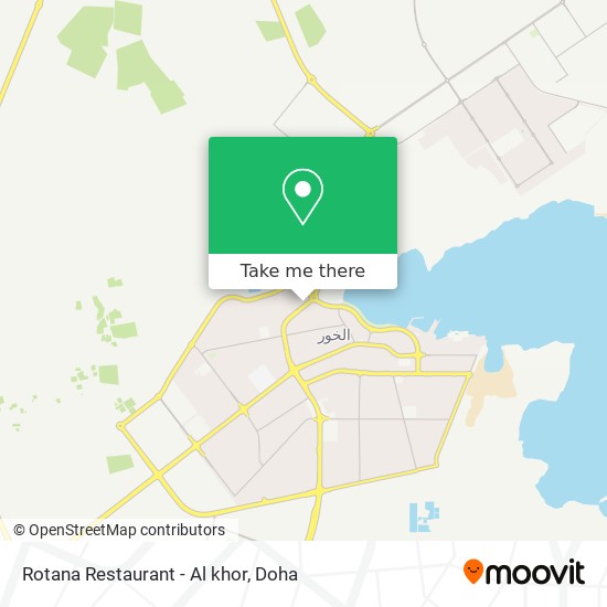 Rotana Restaurant - Al khor map