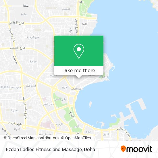 Ezdan Ladies Fitness and Massage map