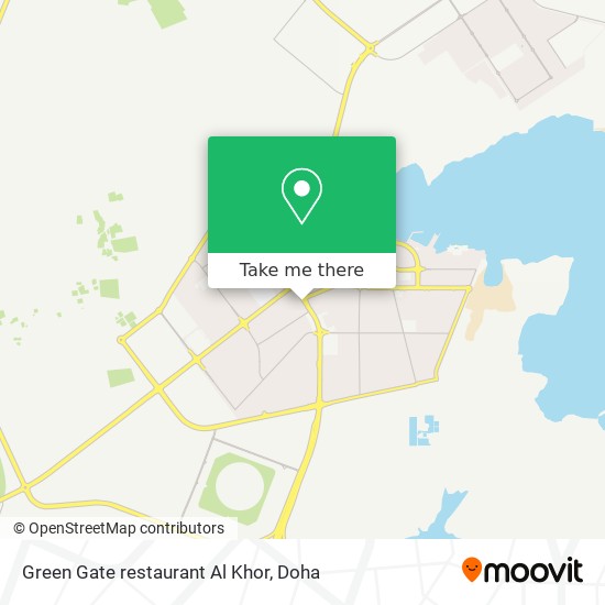 Green Gate restaurant Al Khor map