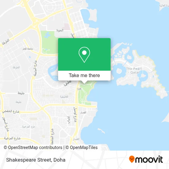 Shakespeare Street map