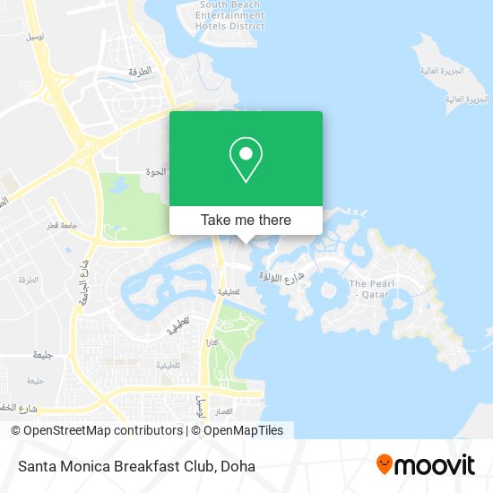 Santa Monica Breakfast Club map