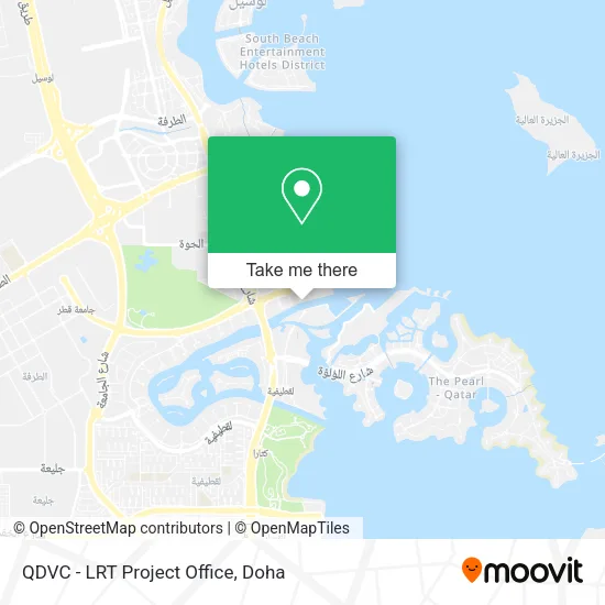QDVC - LRT Project Office map