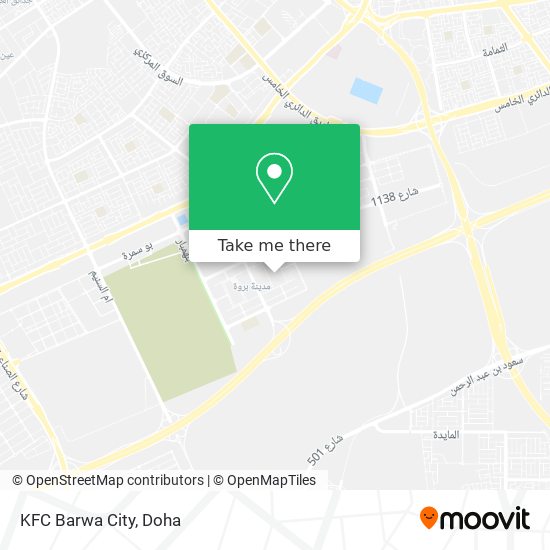 KFC Barwa City map