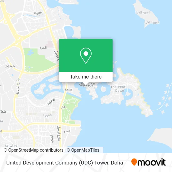 United Development Company (UDC) Tower map
