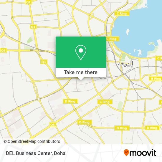 DEL Business Center map