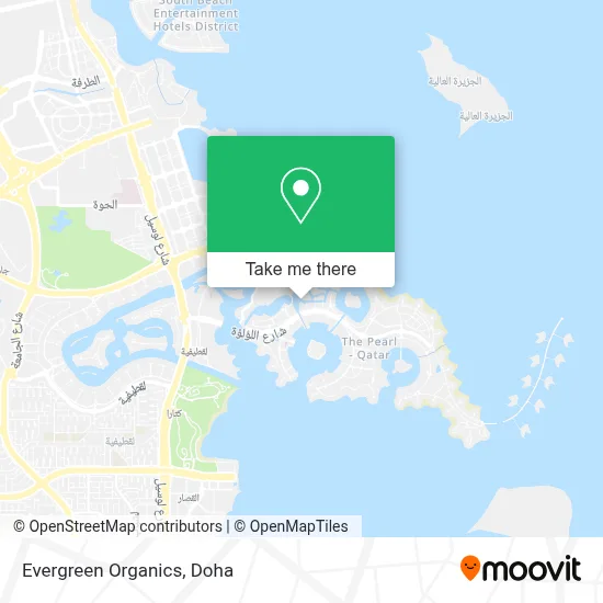 Evergreen Organics map