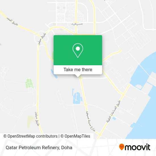Qatar Petroleum Refinery map