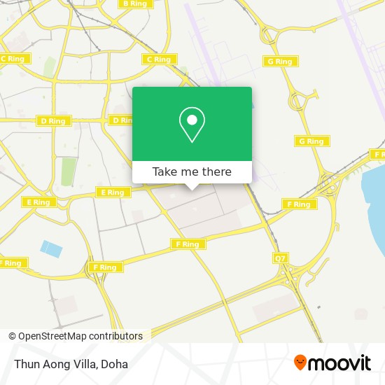 Thun Aong Villa map