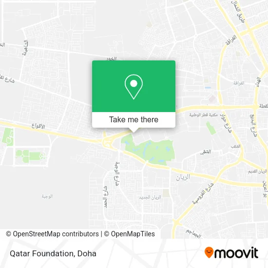 Qatar Foundation map