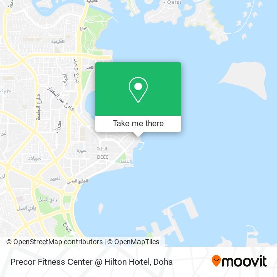 Precor Fitness Center @ Hilton Hotel map