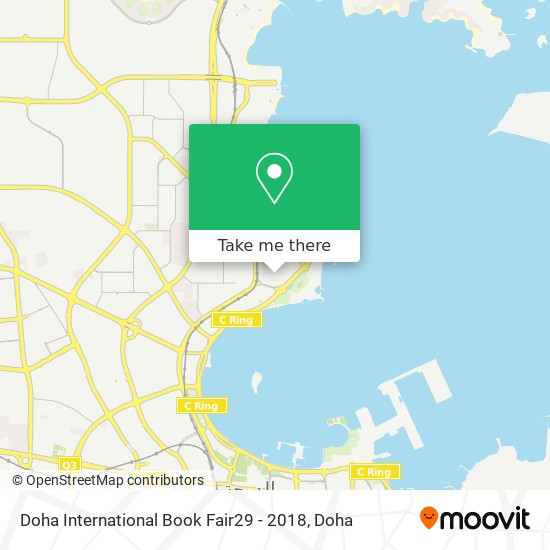 Doha International Book Fair29 - 2018 map