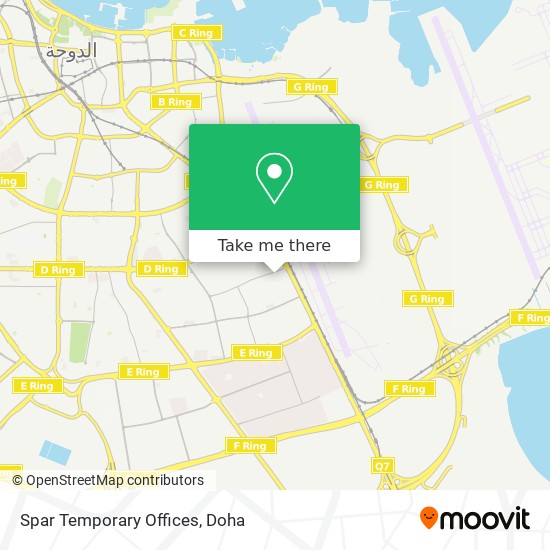 Spar Temporary Offices map