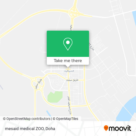 mesaid medical ZOO map