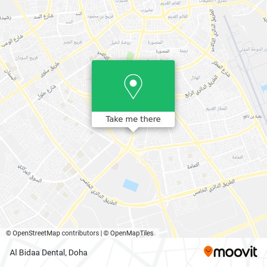 Al Bidaa Dental map