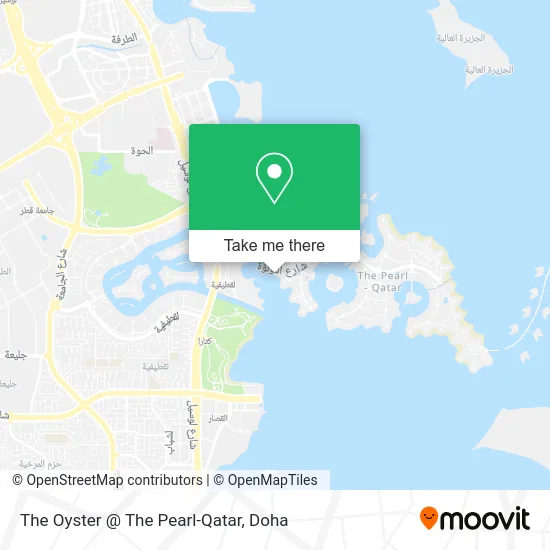 The Oyster @ The Pearl-Qatar map