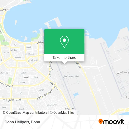Doha Heliport map