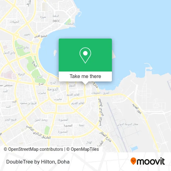 DoubleTree by Hilton map