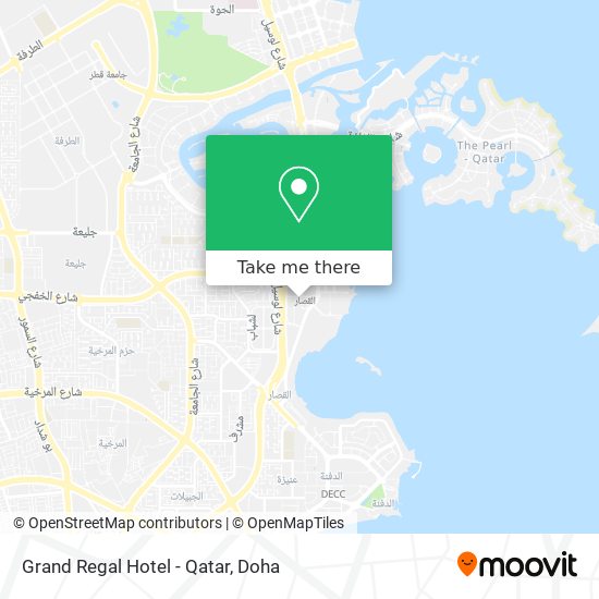 Grand Regal Hotel - Qatar map