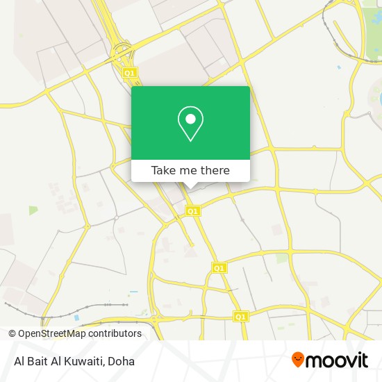 Al Bait Al Kuwaiti map