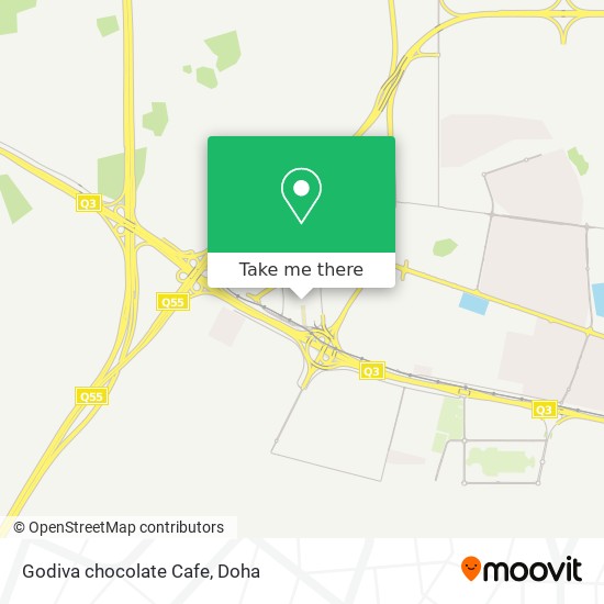 Godiva chocolate Cafe map