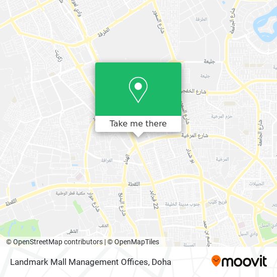 Landmark Mall Management Offices map
