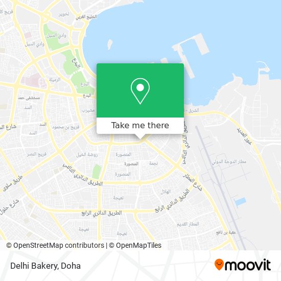 Delhi Bakery map