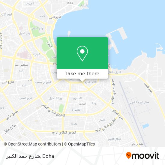 شارع حمد الكبير map