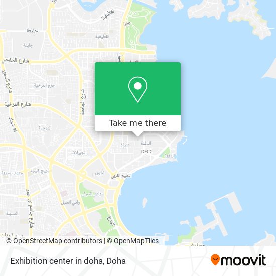 Exhibition center in doha map